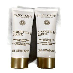 L’OCCITANE Immortelle Karite Body Balm 20 ML X 2 New